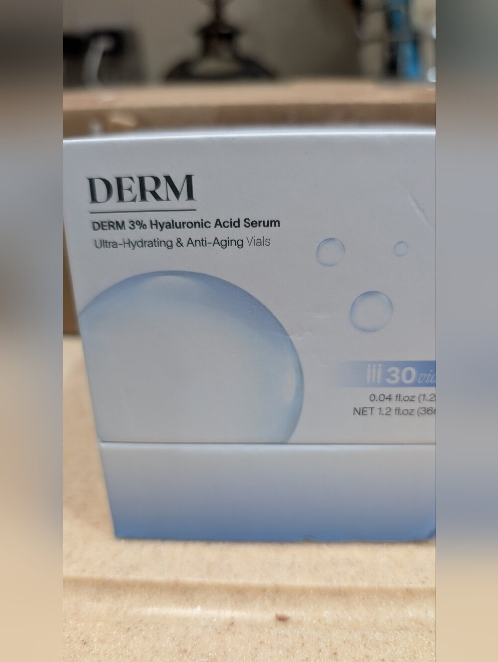 3% Hyaluronic Acid Serum Vials - Hydrating Anti-Aging